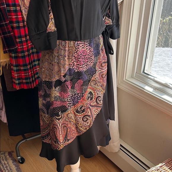 Nanette Lepore Silk Wrap Dress 6 - Picture 2 of 10
